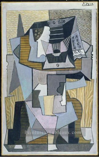 Le gueridon 1919 cubism Pablo Picasso Peintures à l'huile